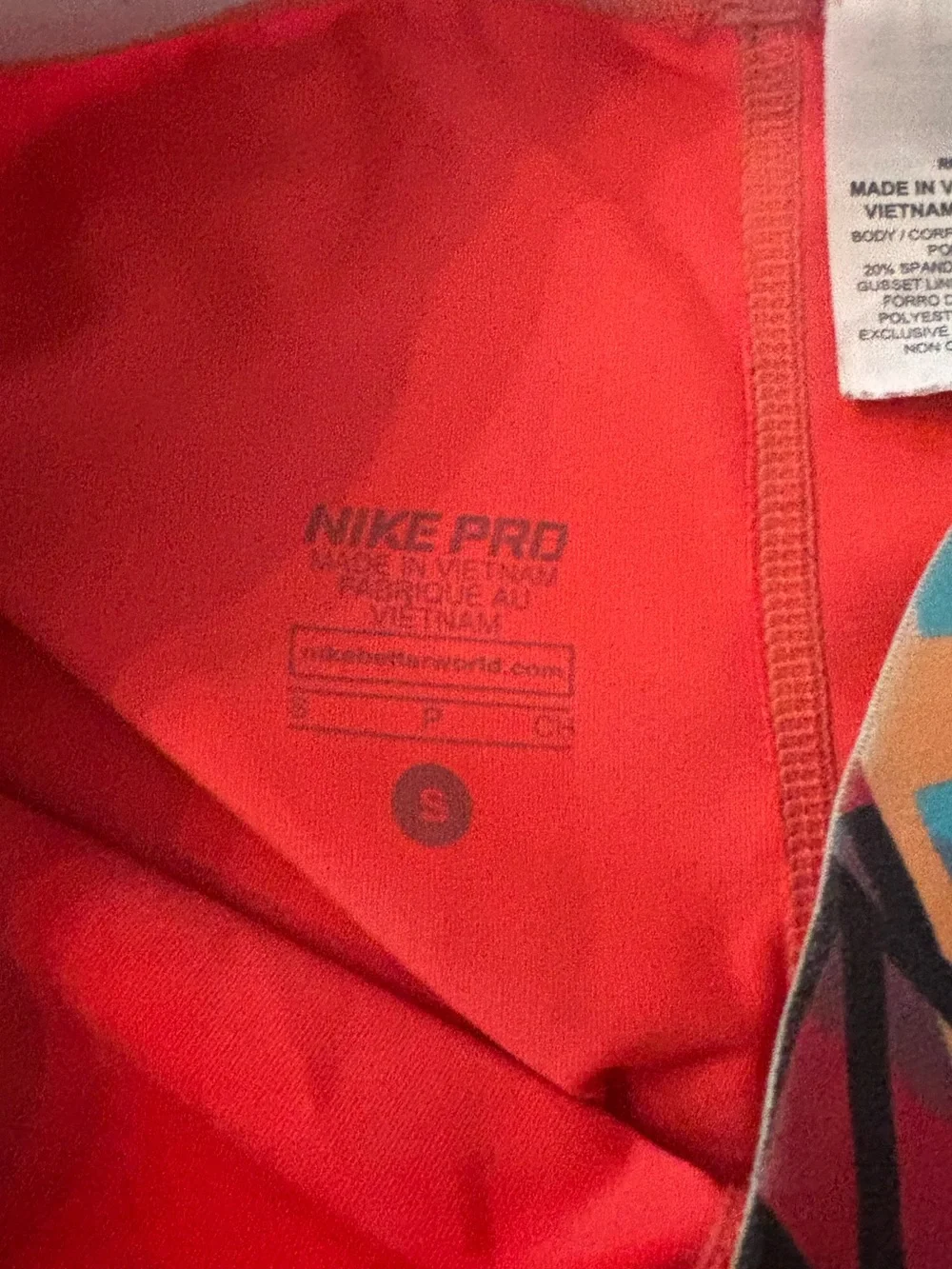 Nike Pro Shorts Bundle - Teal, Red, Gray/Yellow - All Small